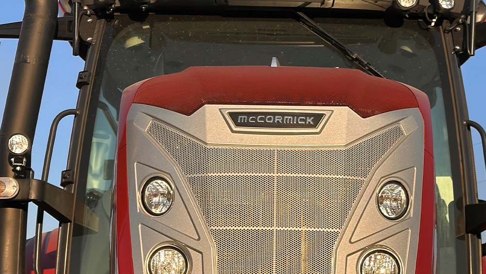 A McCormick tractor up close