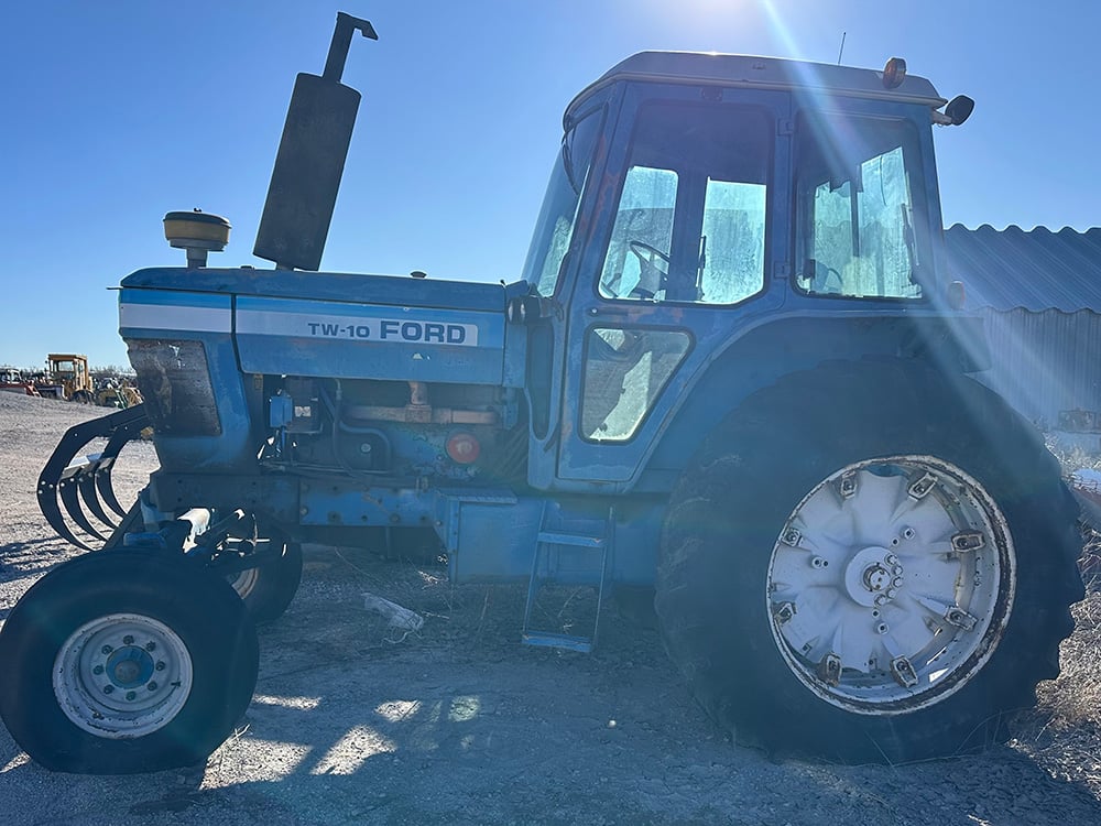 Salvage Ford TW-10 tractor