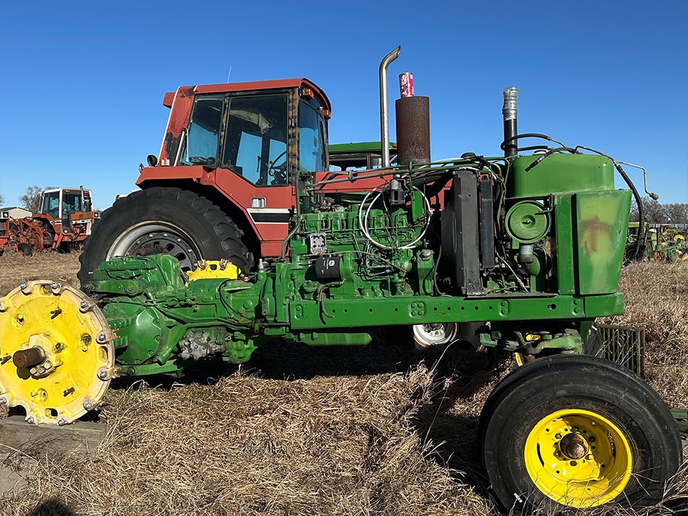 Salavaged old John Deere Tractor