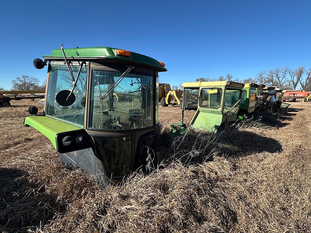 Salvage Ford TW-10 tractor